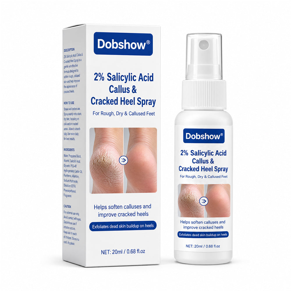 🔥 BEST SELLER ·Dobshow® 2% Salicylic Acid Callus & Cracked Heel Spray