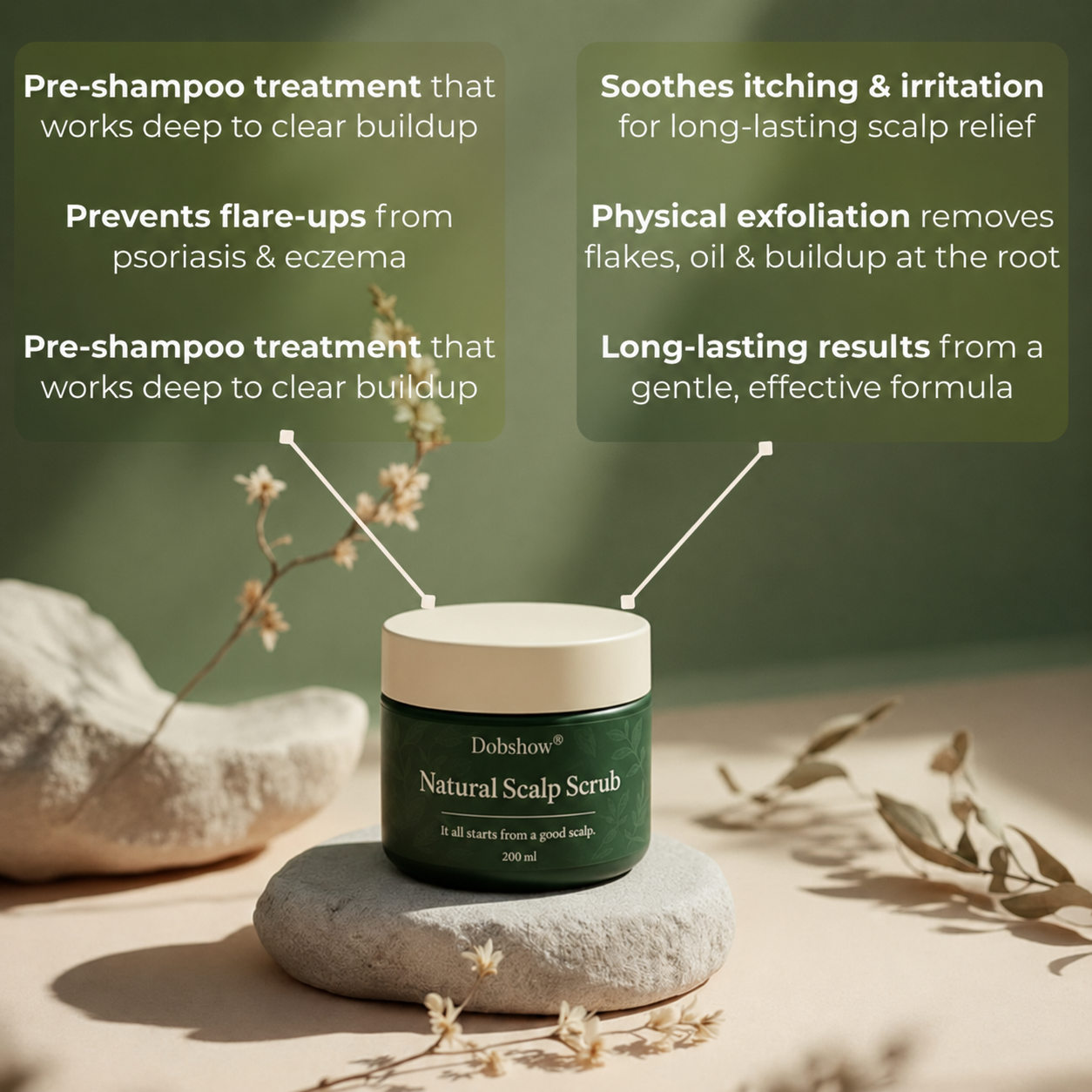 🔥Official U.S. Store  100K+ SOLD 🔥 Dobshow® Avocado & Orange Nourishing Anti-Dandruff Scalp Scrub — A New Steroid-Free Way to Heal an Itchy, Flaky Scalp!✨✨