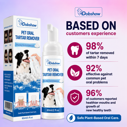 🐶🐱Dobshow® Pet Dental Spray – Fight Tartar & Keep Breath Fresh