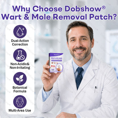 Dobshow®✨ All-New Upgraded Microneedle Wart Removal Patch — Invisible, Discreet Wart Care