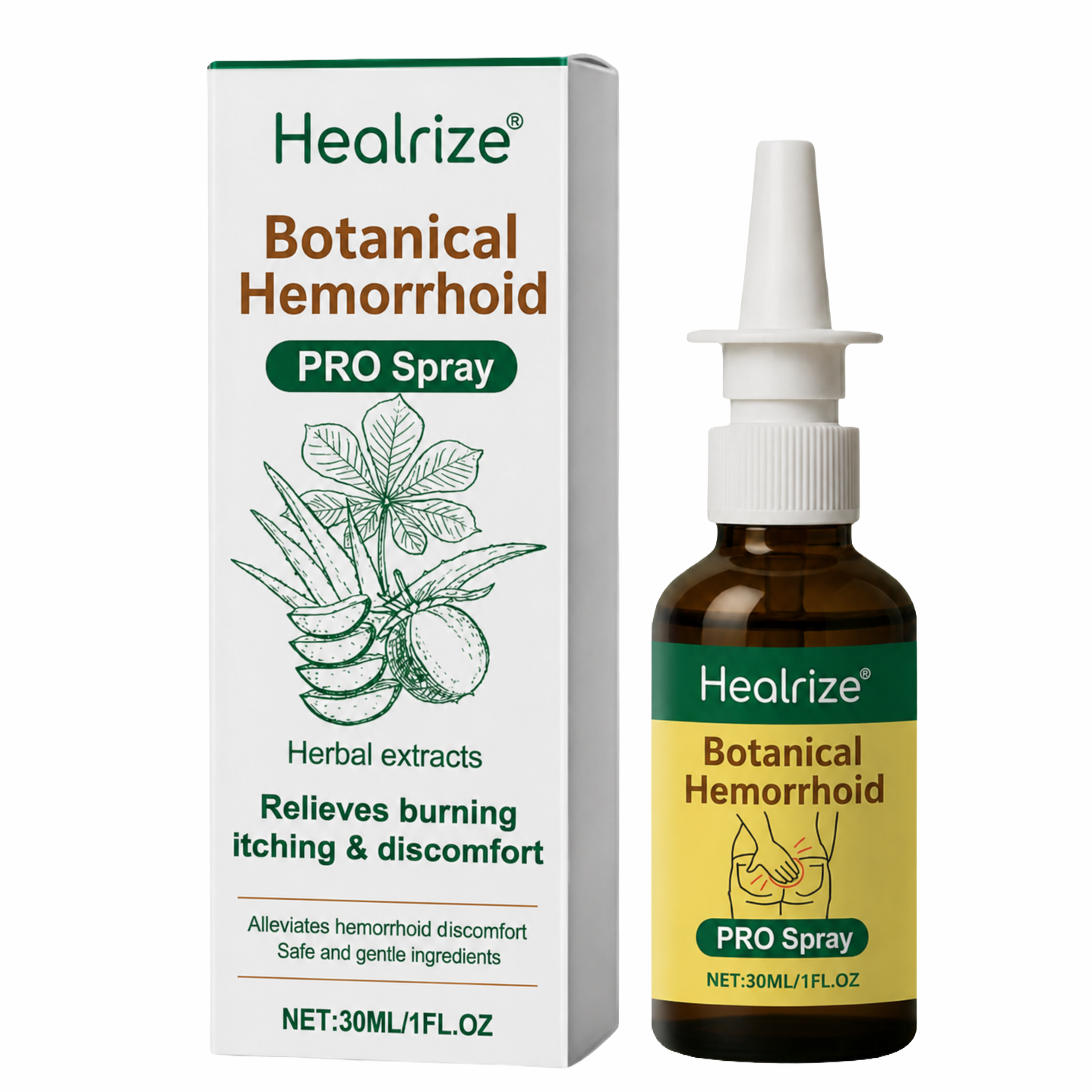 100K+ SOLD 🔥🔥Healrize® Botanical Hemorrhoid PRO Spray