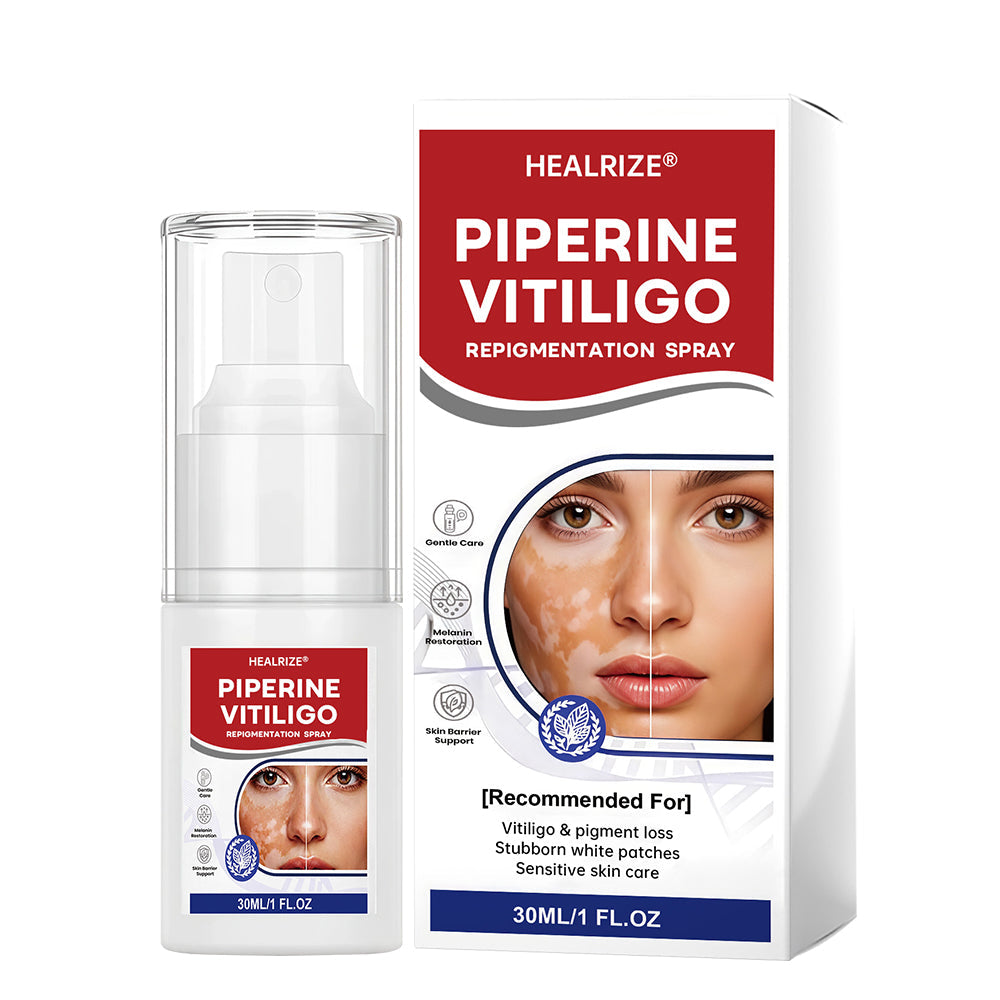 🔥100K+ SOLD Healrize® Piperine Vitiligo Repigmentation Spray - 👨‍⚕️✅Steroid-Free Botanical Formula | Gentle & Effective for All Skin Types