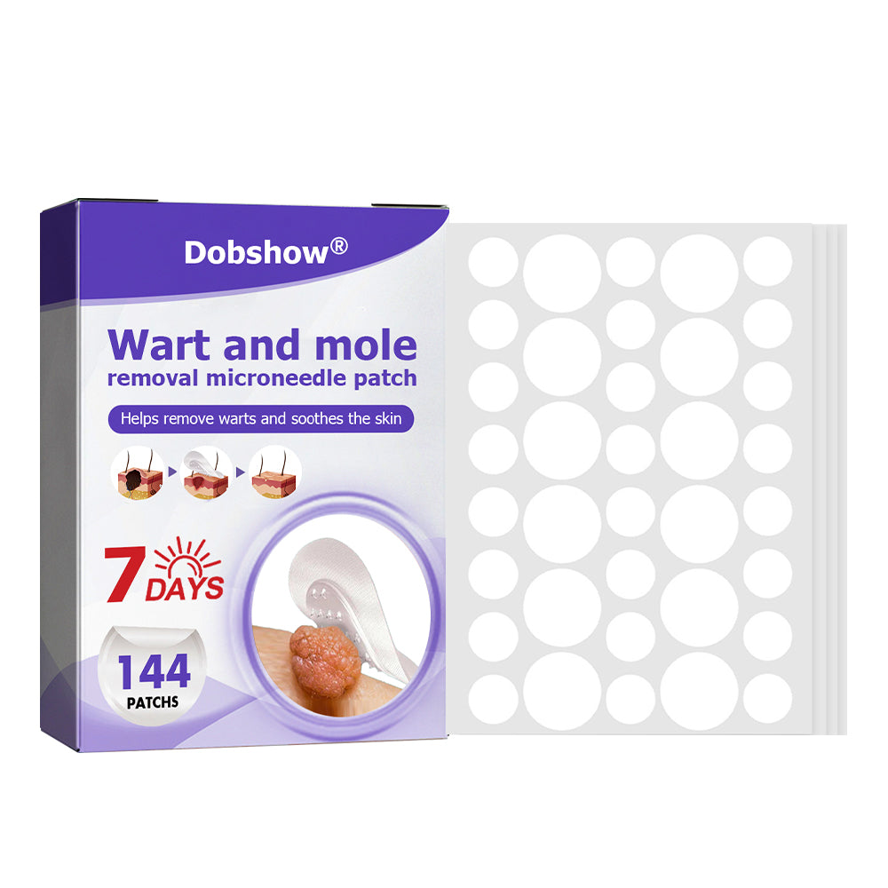 Dobshow®✨ All-New Upgraded Microneedle Wart Removal Patch — Invisible, Discreet Wart Care