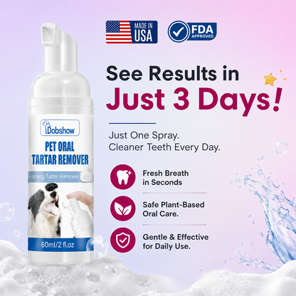 🐶🐱Dobshow® Pet Dental Spray – Fight Tartar & Keep Breath Fresh