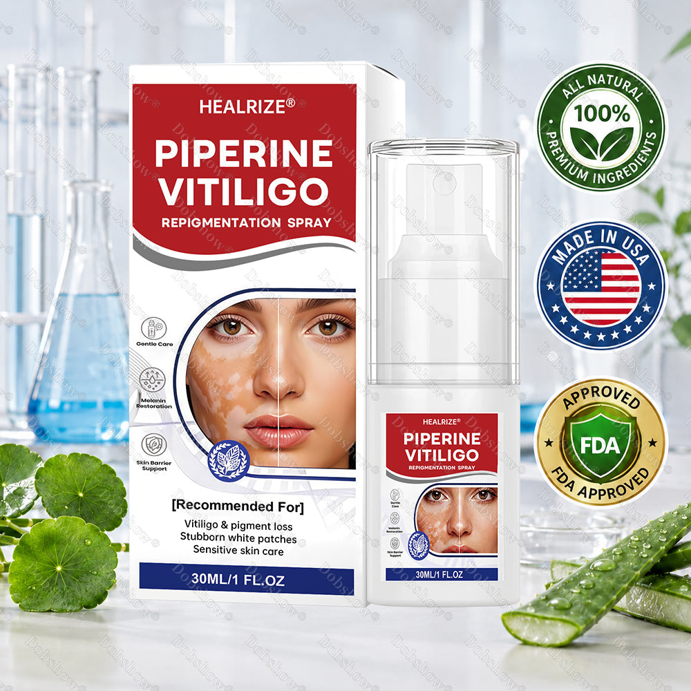 🔥100K+ SOLD Healrize® Piperine Vitiligo Repigmentation Spray - 👨‍⚕️✅Steroid-Free Botanical Formula | Gentle & Effective for All Skin Types