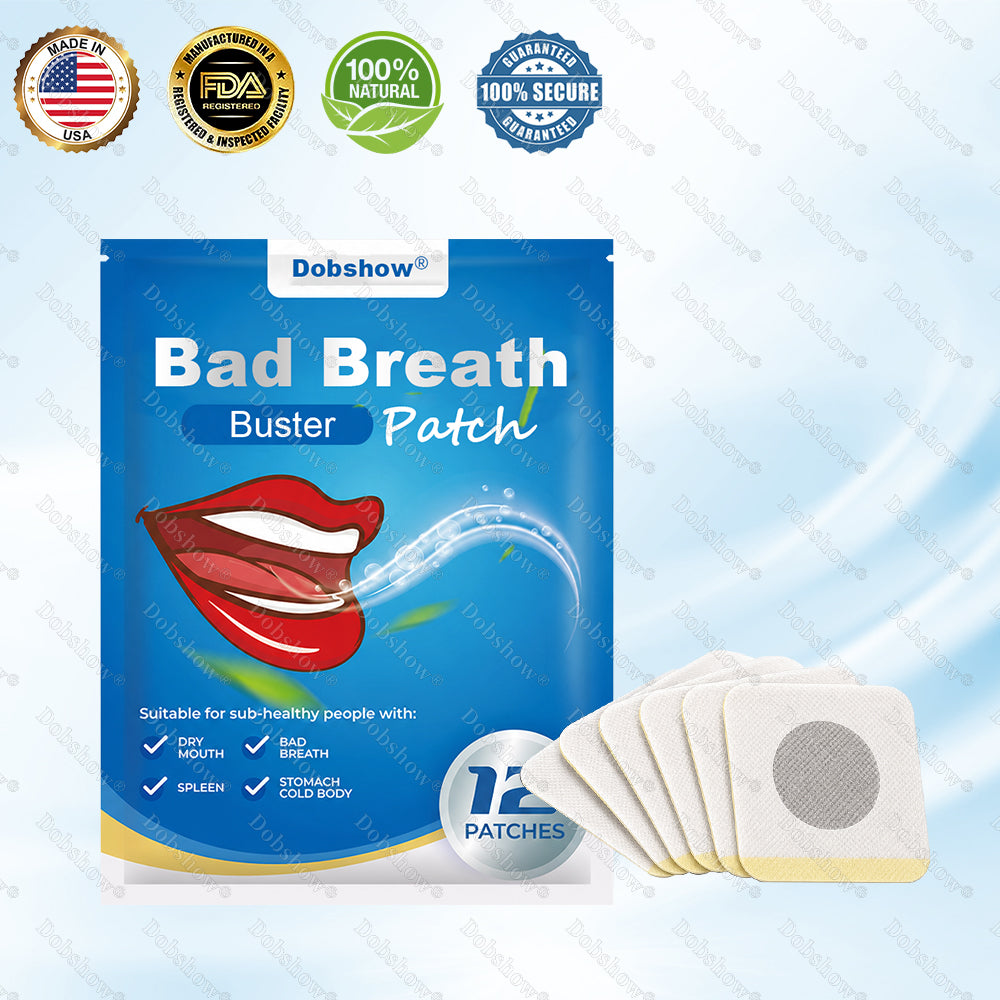 🏆𝐎𝐟𝐟𝐢𝐜𝐢𝐚𝐥 𝐔𝐒 𝐒𝐭𝐨𝐫𝐞🔥100K+ SOLD🔥Dobshow® Bad Breath Buster Patch-Regulates intestinal flora and eliminates oral odor🎉Special limited-time discount