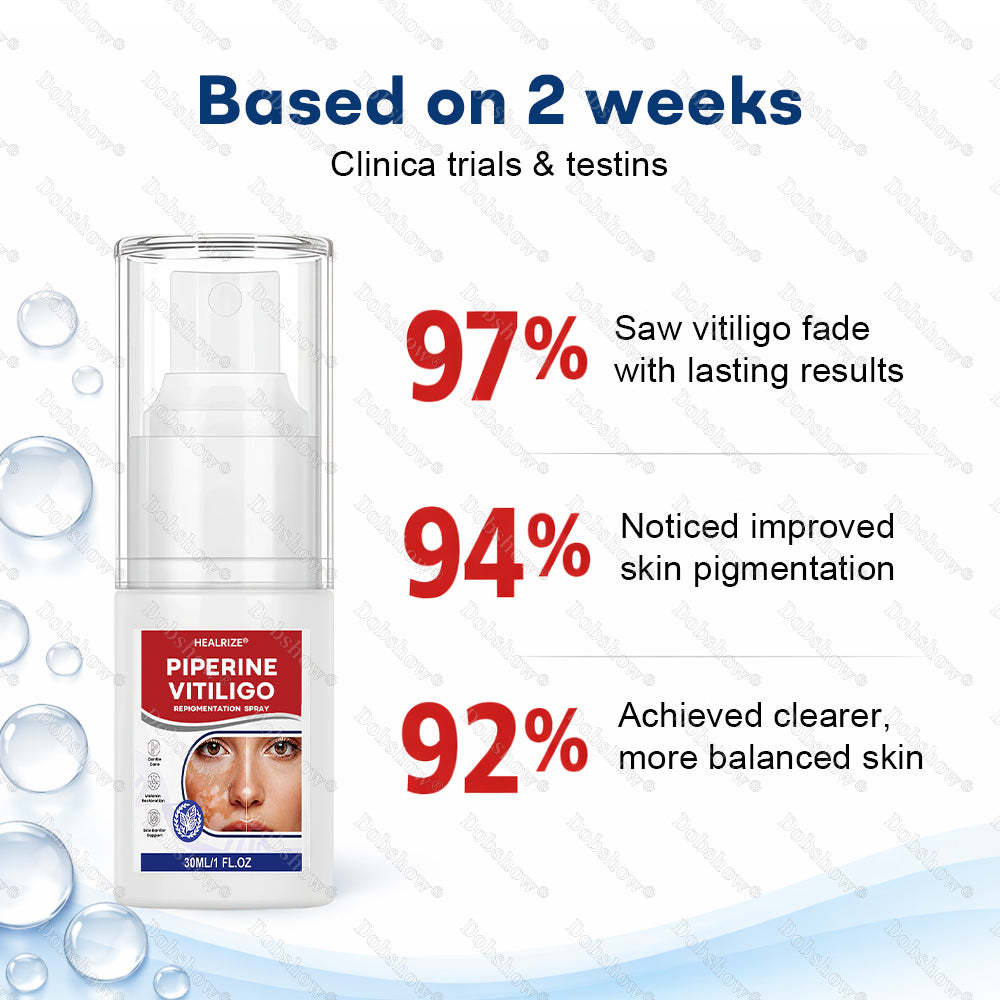 🔥100K+ SOLD Healrize® Piperine Vitiligo Repigmentation Spray - 👨‍⚕️✅Steroid-Free Botanical Formula | Gentle & Effective for All Skin Types