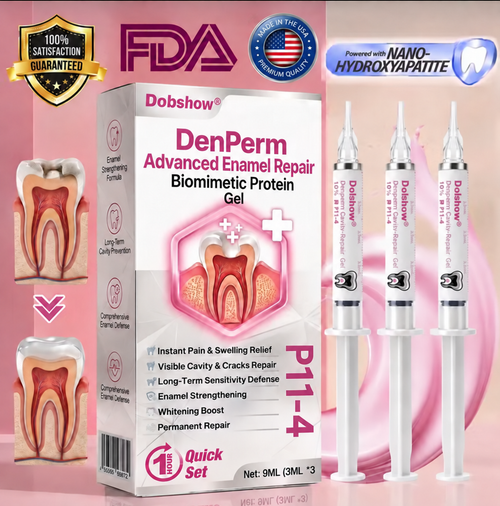 🏆𝐎𝐟𝐟𝐢𝐜𝐢𝐚𝐥 𝐔𝐒 𝐒𝐭𝐨𝐫𝐞🎉Over 100K+ Sold🔥Dobshow® 🦷 DenPerm Advanced Enamel Repair Biomimetic Protein Gel