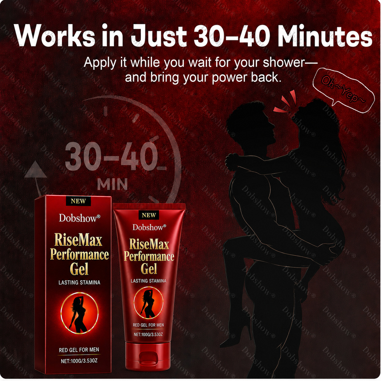 🔥 100K+ SOLD 💥Dobshow® Men’s Delay High-Performance Gel💪🏋️‍♂️