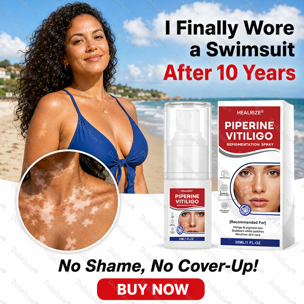 🔥100K+ SOLD Healrize® Piperine Vitiligo Repigmentation Spray - 👨‍⚕️✅Steroid-Free Botanical Formula | Gentle & Effective for All Skin Types