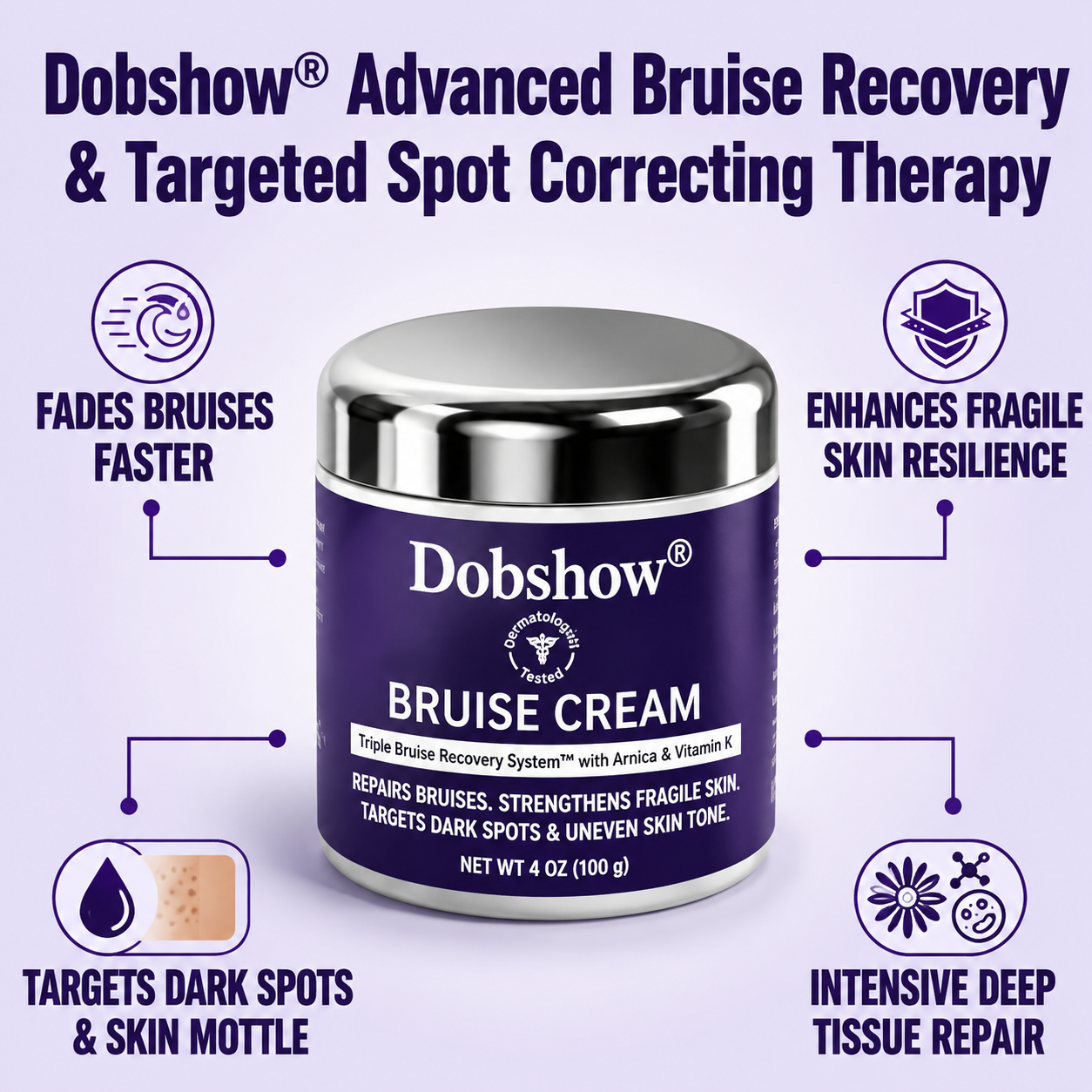 100K+ SOLD 🔥  Dobshow® Dark Spot & Bruise Repair Cream ✨