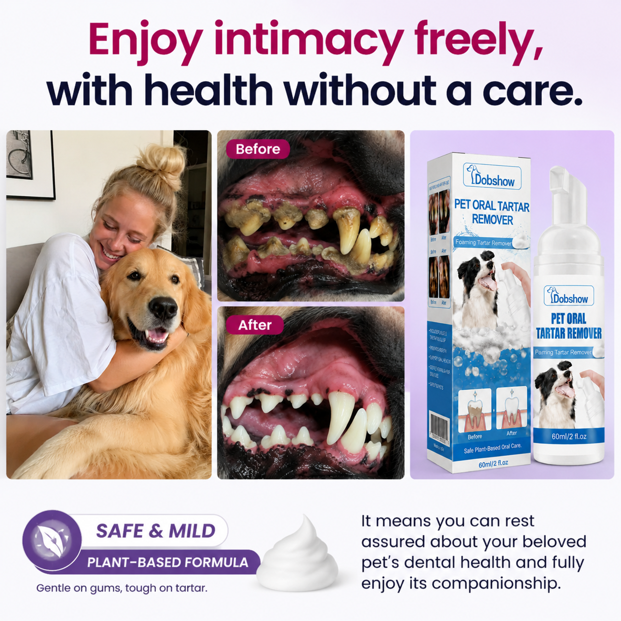 🐶🐱Dobshow® Pet Dental Spray – Fight Tartar & Keep Breath Fresh