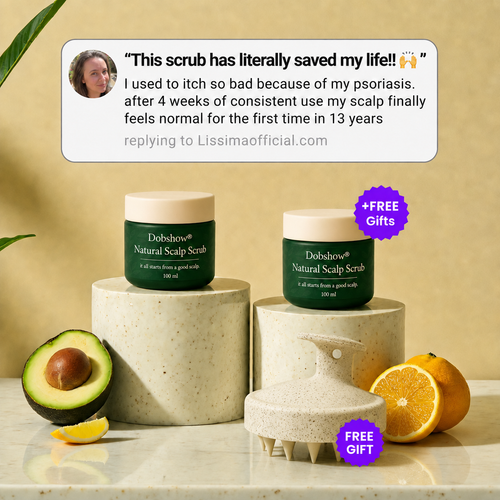 🔥Official U.S. Store  100K+ SOLD 🔥 Dobshow® Avocado & Orange Nourishing Anti-Dandruff Scalp Scrub — A New Steroid-Free Way to Heal an Itchy, Flaky Scalp!✨✨