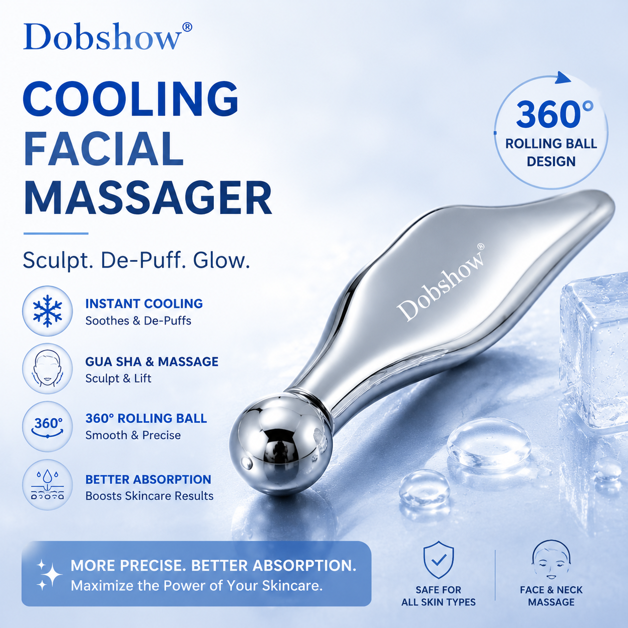 💎 360° Ionic Massager(Faster Relief & Absorption)