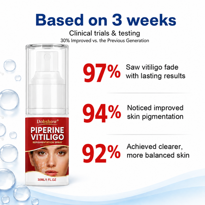 🔥100K+ SOLD | Dobshow® Advanced Piperine Vitiligo Repigmentation Spray — 👨‍⚕️✅Upgraded Steroid-Free Botanical Formula