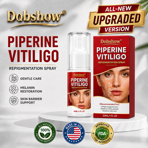 🔥100K+ SOLD | Dobshow® Advanced Piperine Vitiligo Repigmentation Spray — 👨‍⚕️✅Upgraded Steroid-Free Botanical Formula