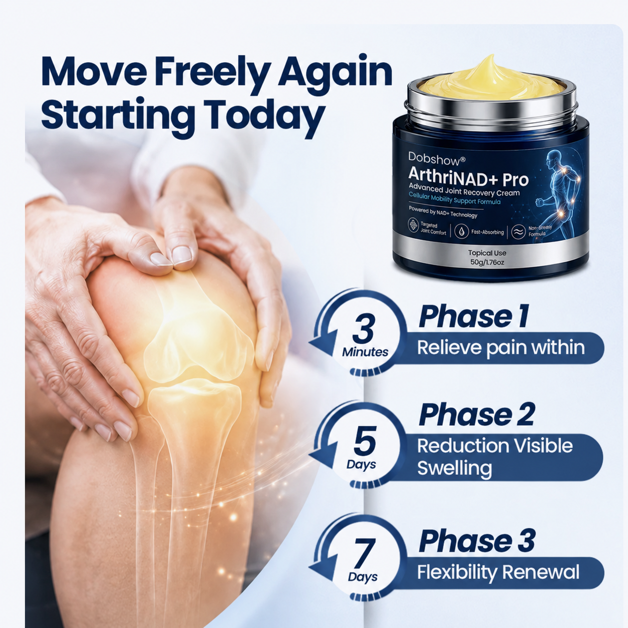 100K+ SOLD 🔥 Dobshow®   ArthriNAD+ Pro Advanced Joint Recovery Cream
